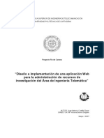 Diseño e Implementación de una aplicación Web para administrar recursos de investigación - Universidad Politécnica de Cartagena.pdf