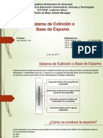 Sistema de Extinción A Base de Espuma