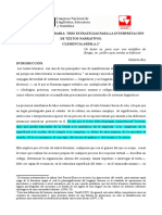 Hermenéutica Literaria, Tres Estrategias para La Interpretación de Textos