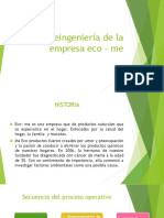 Reingeniería de La Empresa Eco - Me3