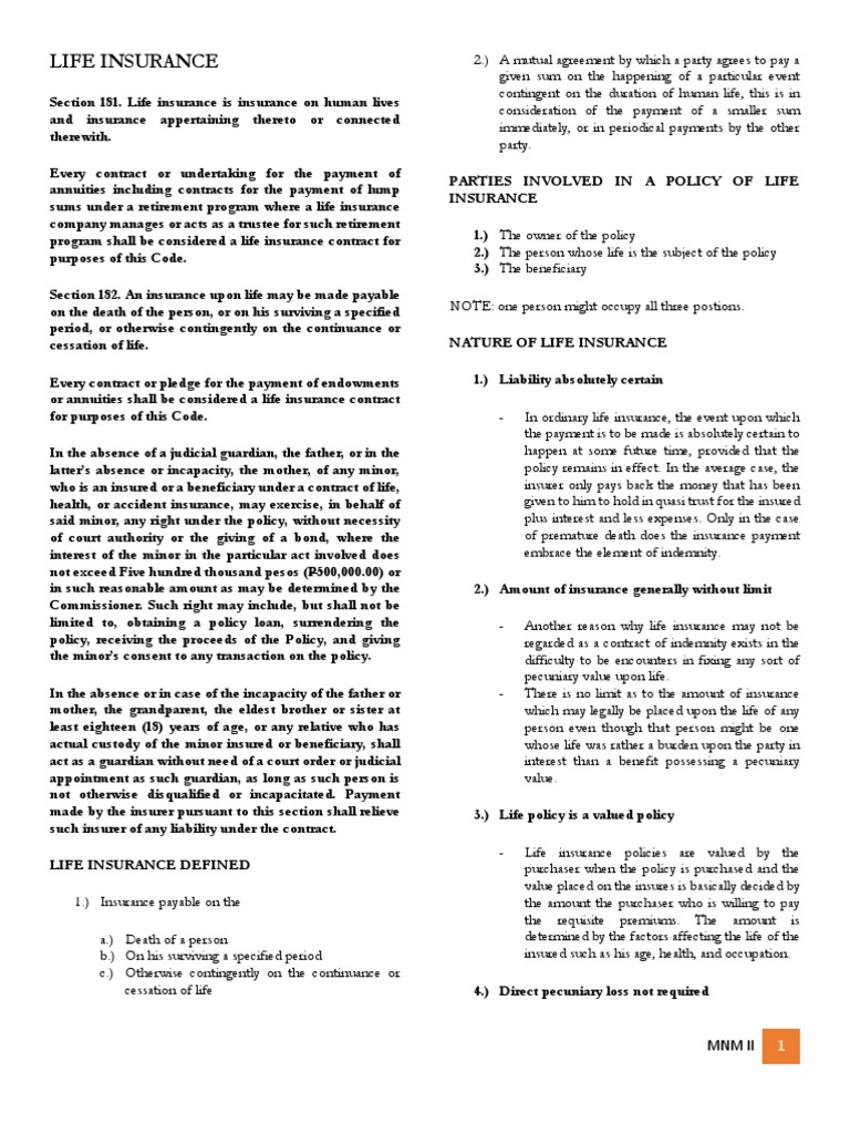 Life Insurance | Download Free PDF | Life Annuity | Life Insurance