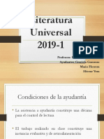 Ayudantía de literatura universal, Clásicos de la literatura universal