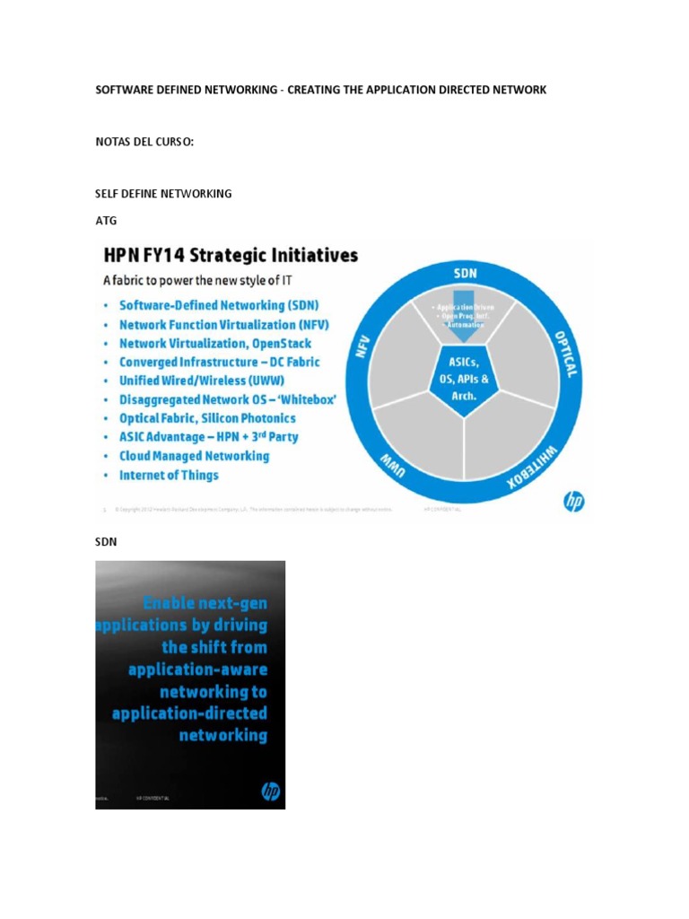 Software Defined Networking | PDF
