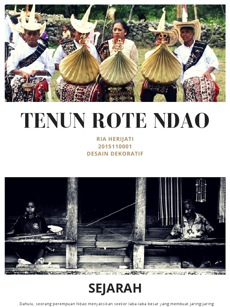 Motif dan Makna Kain Tenun Rote | PDF