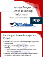 Manajemen Proyek Dan Konteks Teknologi Informasi PDF