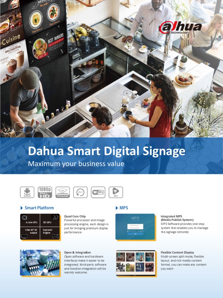 Leaflet Dahua Smart Digital Signage 201906(2P)(1) Digital