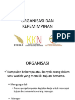 Organisasi Dan Kepemimpinan