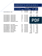 Positive Handicrafts Gstr-2A 2018-19