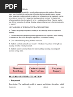 Integrated Teaching Methods