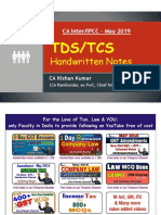 TDS & TCS Handwritten Notes by CA Kishan Kumar PDF
