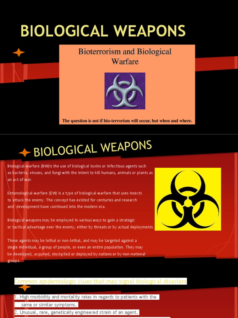 Bio Weapons | PDF