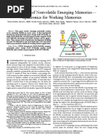 An Overview of Nonvolatile Emerging Memories - Spintronics For Working Memories