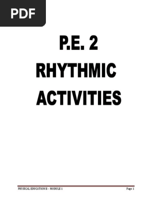 P.E. 2 - MODULE 1
