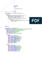 Activity1.java: Package Import Import Import Import Import Public Class Extends