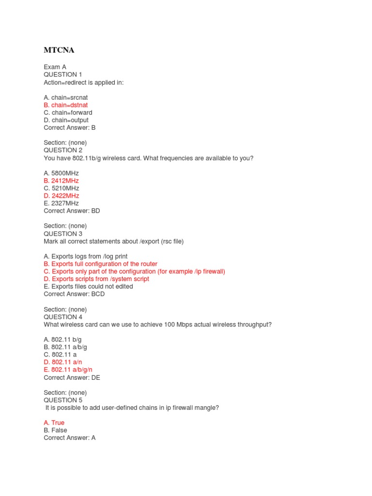Contoh Soal Mikrotik | PDF | Ip Address | Router (Computing)