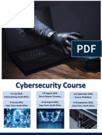 Cybersecurity Course July- Sep 2019