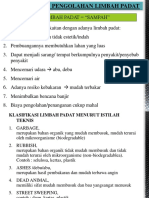 Teknologi Pengolahan Limbah Padat