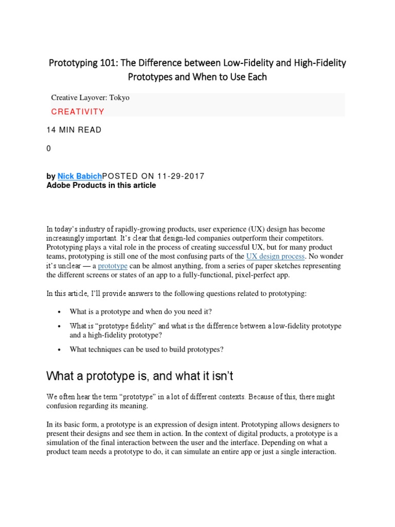 RPT Low Fedility | PDF | Software Prototyping | Prototype