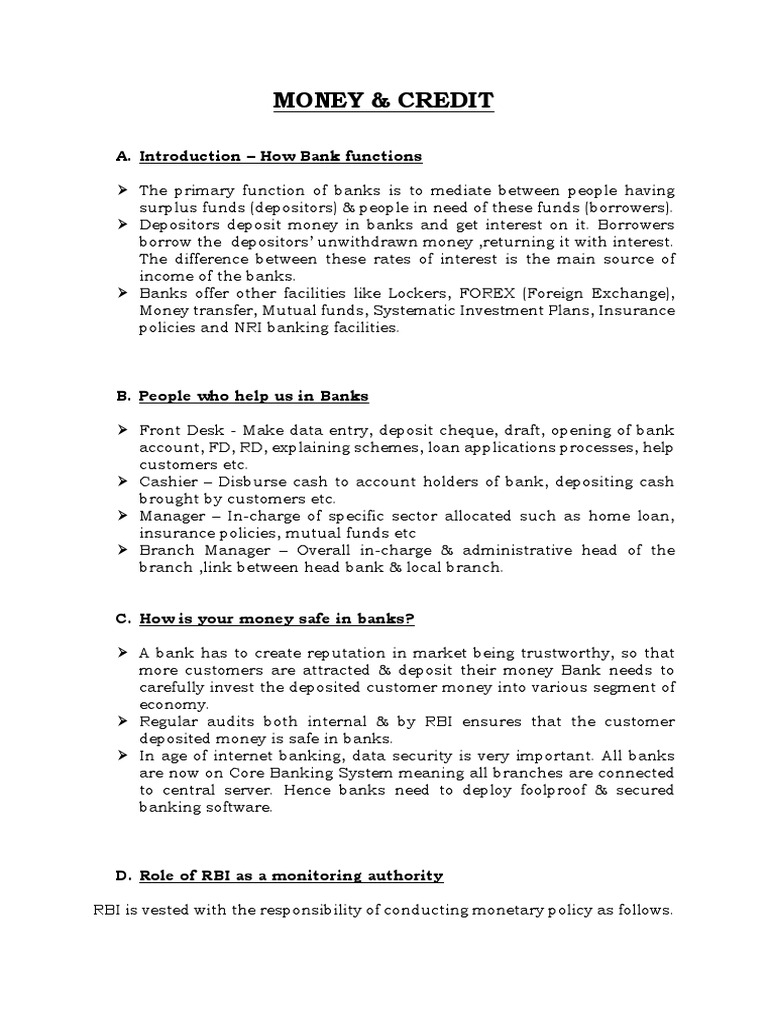 Functions of Banking in India | PDF | Reserve Bank Of India | Payments