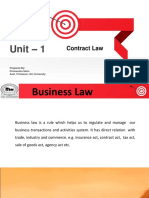 Unit - 1: Contract Law