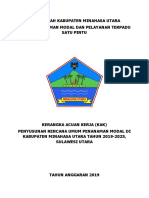 Jadwal Pelaksanaan Pekerjaan Rupm Kabupaten Minahasa Utara 2019
