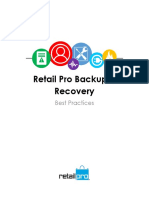 Retailpro 9 BackupRecovery Best Practices