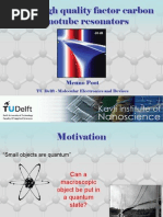 Ultra - High Quality Factor Carbon Nanotube Resonators