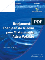 NB689 Reglamentos Técnicos de Diseño para Sistemas de Agua Potable vol 1 (1).pdf