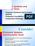 Economic Systems and Economic Tools