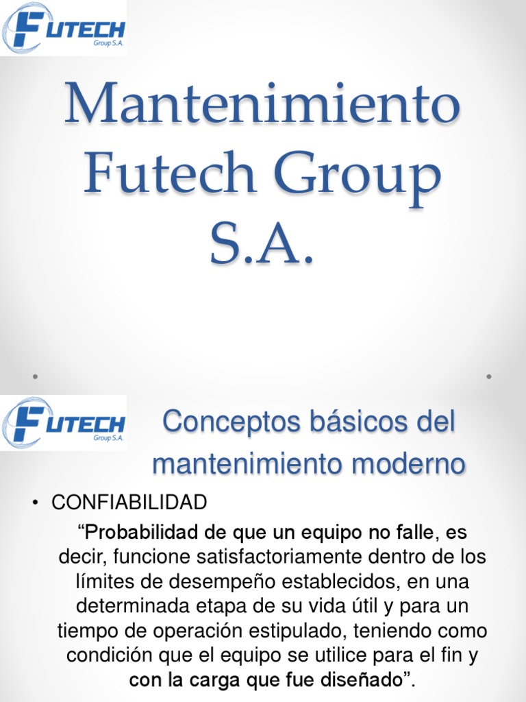 Entrenamiento en Mtto V1 PDF | PDF | Ingeniería de confiabilidad ...