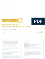 Study Plan Microsoft MCSA Windows Server 2016-70-741
