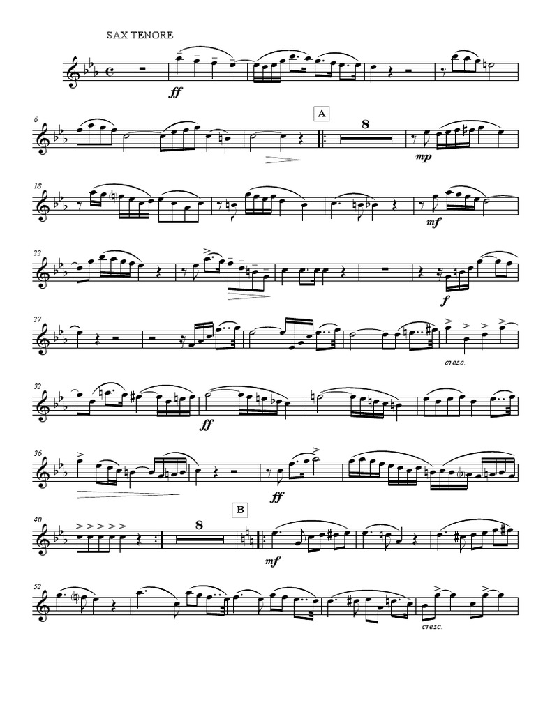 Sax Tenore | PDF