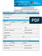 Food - Application To Transfer Registration v112017