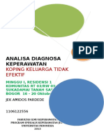 Koping Keluarga Tidak Efektif