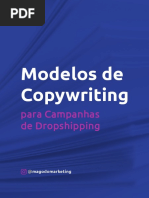 Modelos de Copywriting Para Campanhas de Dropshipping