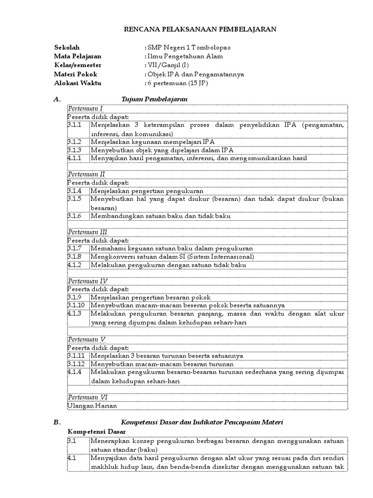 Kd 3 1 Objek Ipa Dan Pengamatannya