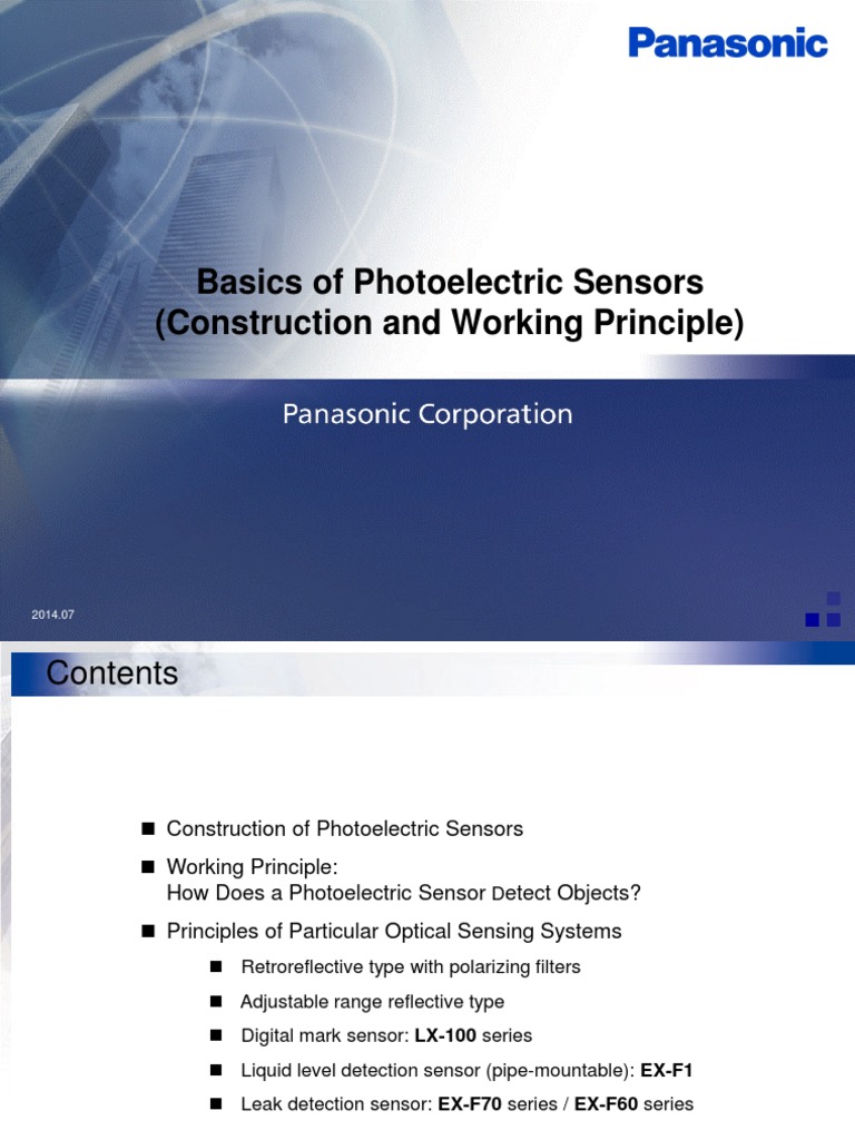 Basics of Photoelectric Sensors (Construction and Working Principle