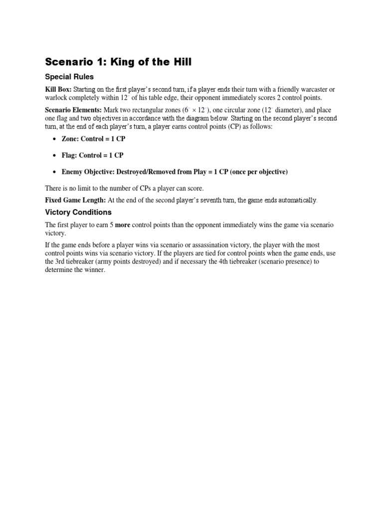 War Game Scenarios and Rules Guide | PDF | Leisure | Sports