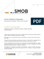 SISMOB Como Cadastrar Propostas FES FMS