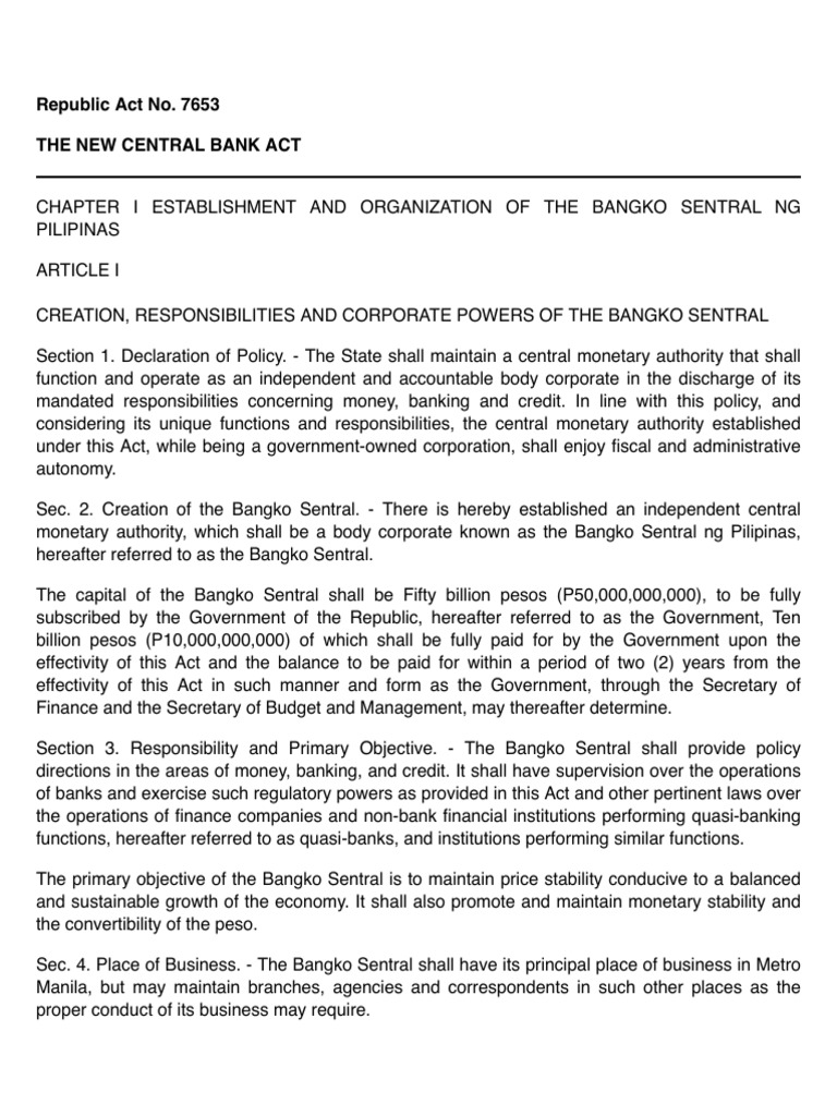 republic-act-no-7653-the-new-central-bank-act-pdf-conservatorship