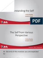 Lesson 1the Self From Various Perspective Philosophy Presentation