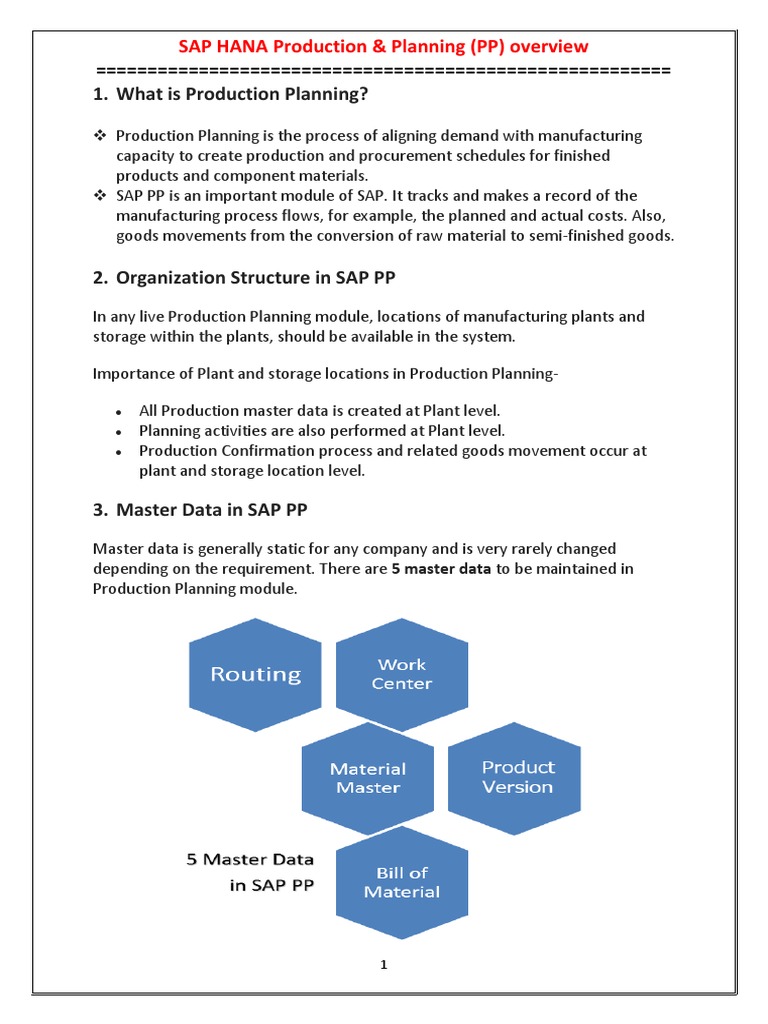 Deleting Production Versions in SAP PP | PDF | Business Process ...