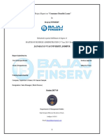 Summer Intership Project Bajaj Finserv