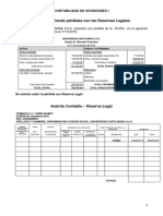 Cubriendo Perdidas Con La Reserva Legal