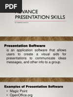 Advance Presentation Skills