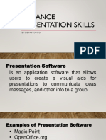 Advance Presentation Skills