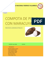 Compota de Pituca con Maracuyá