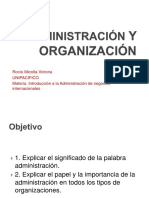 Administración y Organización