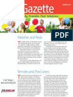 Franklin Pest Solutions Summer Pest Gazette 2019