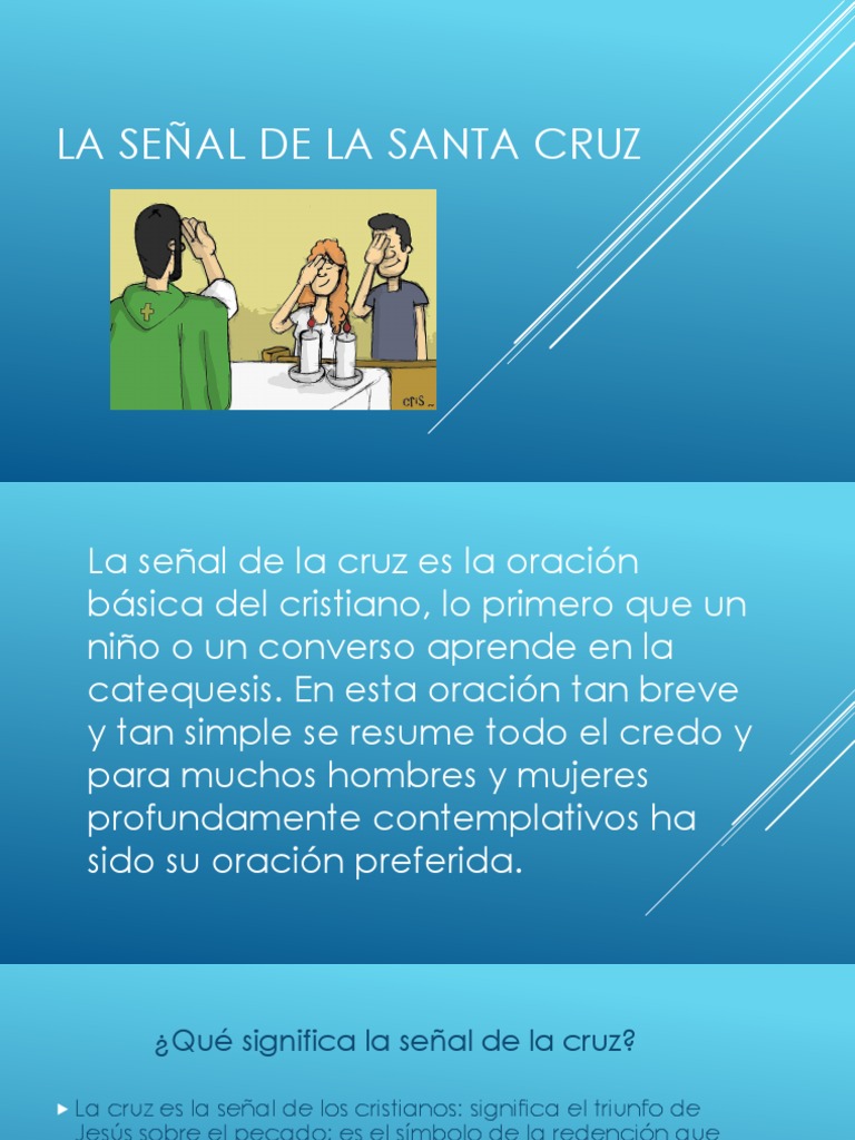La Señal de La Santa Cruz | PDF | Oración | Jesús